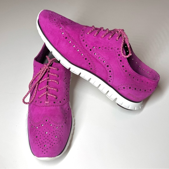 Cole Haan Women’s Zerogrand Wild Aster Pink Lace Up Comfort Shoes Size- 7.5 B - Picture 5 of 11
